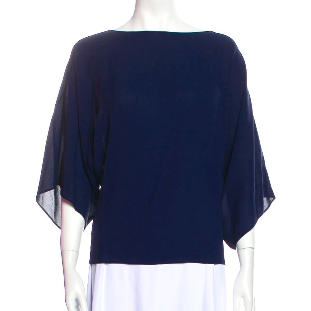 Michael Kors Collection Silk Blouse M NWOT Flawless